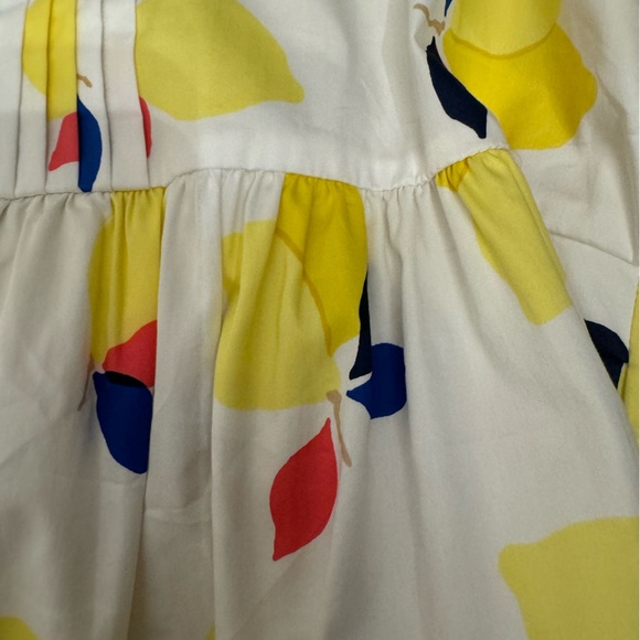 NWT Kate Spade women’s summer cotton fit & flare lemon dress size XL - Picture 11 of 12